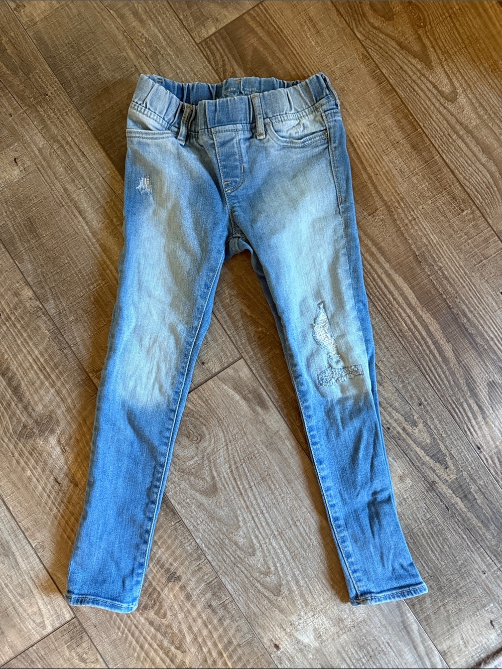 GAPLight Blue Kids Distressed Stretch Denim Jeggings